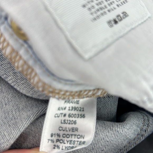 Frame Le Skinny de Jeanne Culver Jegging Jeans 32 - Picture 10 of 10